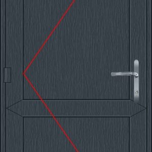 uPVC Door Anthracite
