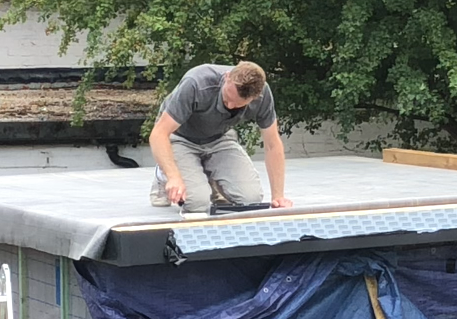 EPDM rubber roof