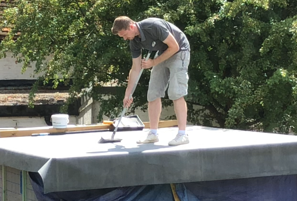 EPDM rubber roof