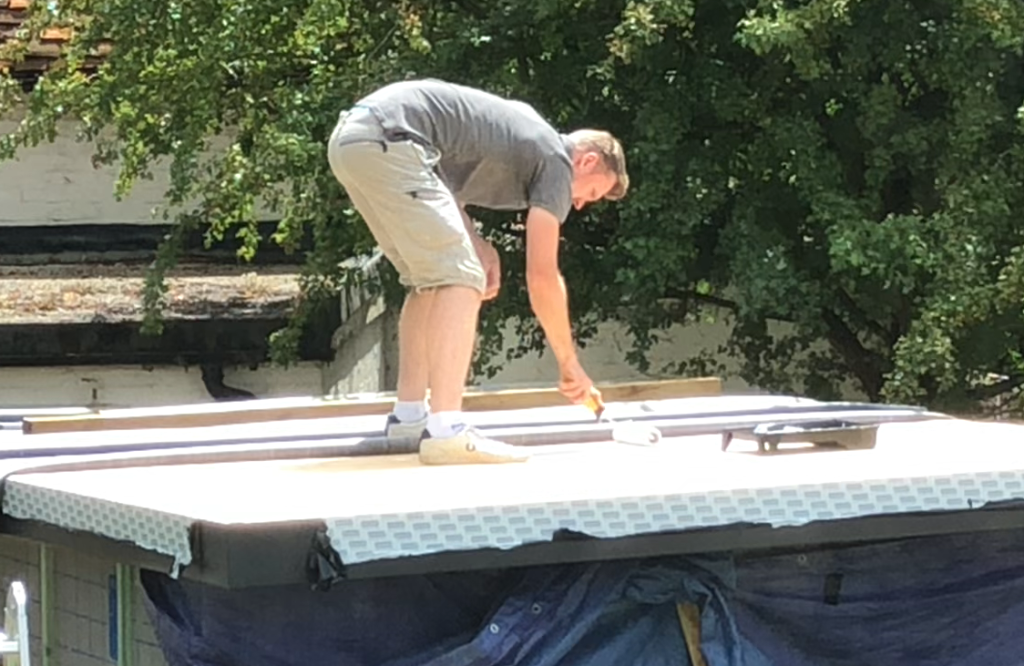 EPDM rubber roof